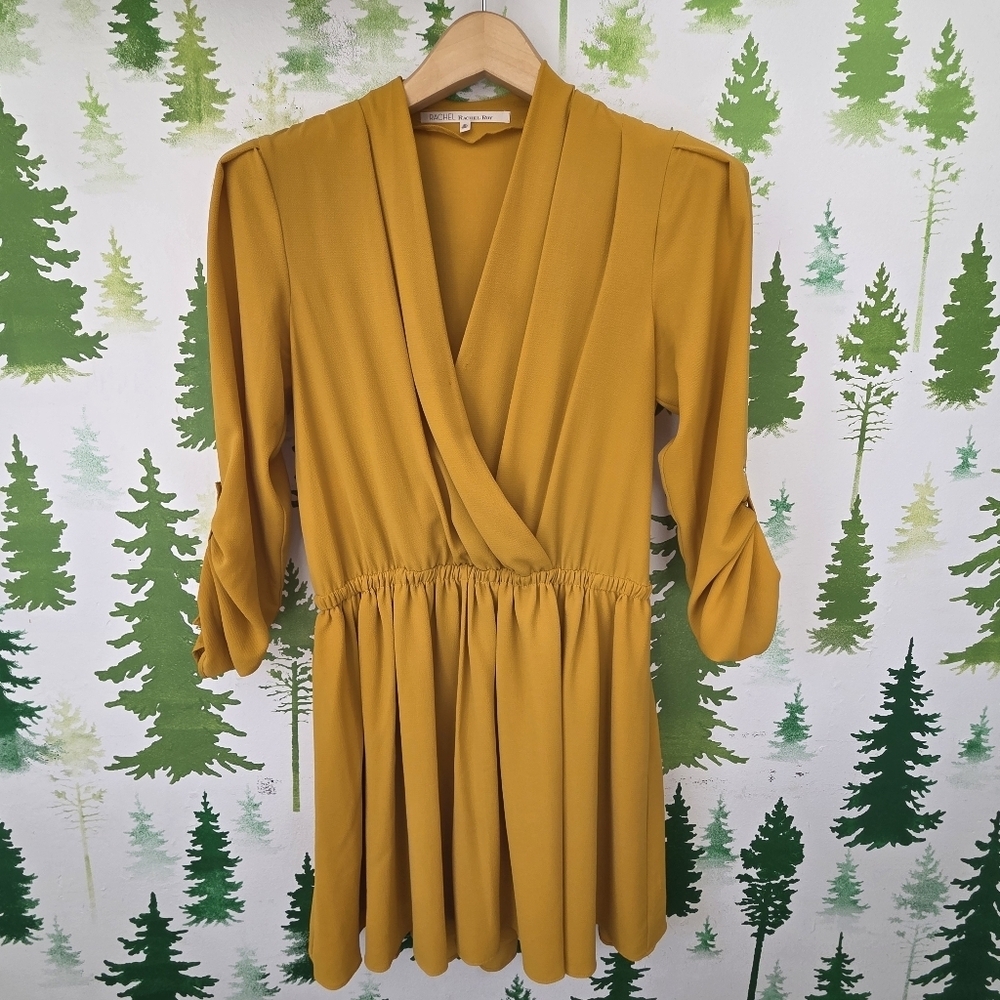 Rachel Roy Mustard Yellow Dress